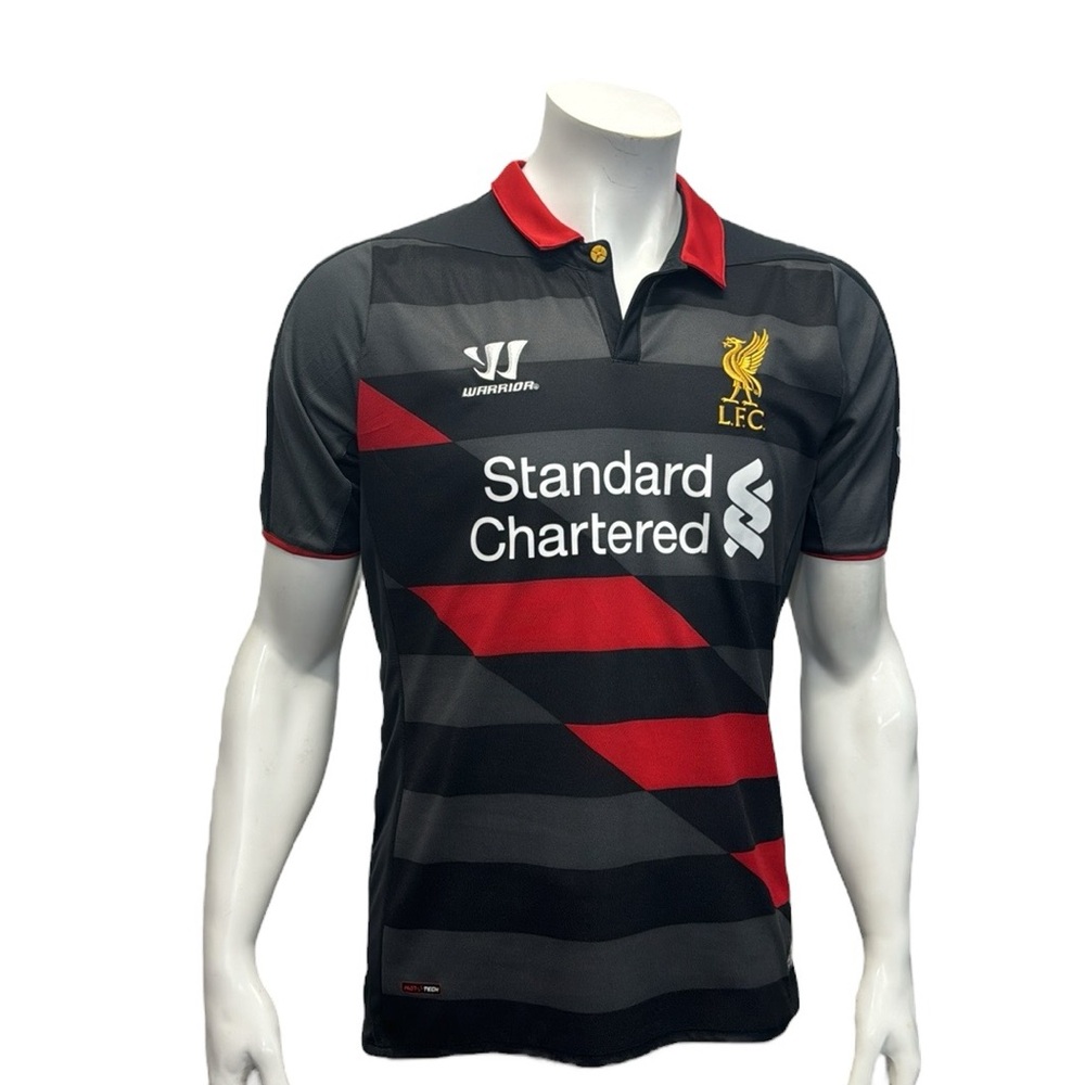 Liverpool LFC Raheem Sterling 2014-2015 Black Red Third Warrior Jersey Size MD - Picture 6 of 16